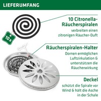 Citronella Räucher-Set, Gardigo