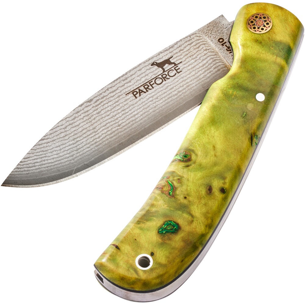 Klappmesser Damast Birke, Parforce