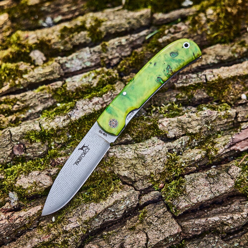 Klappmesser Damast Birke, Parforce