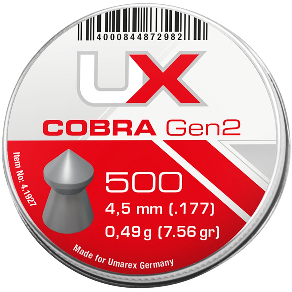4,5mm Diabolo COBRA Gen2 0,49g – 2.500 Stück