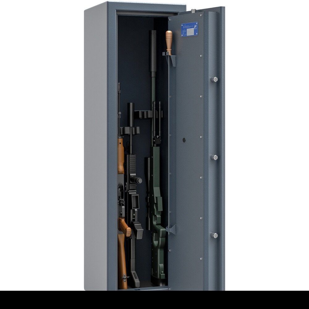 Stahlschrank Luzern N/0 für 5 Langwaffen, ISS