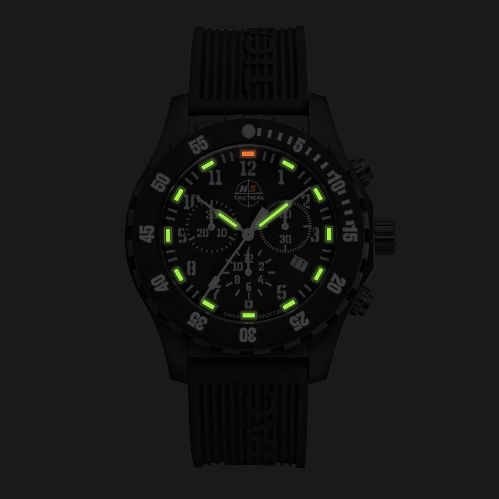Montre Trooper Carbon Chronographe, H3TACTICAL