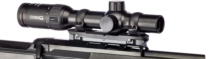 Set Repetierbüchse DR21 mit Basis & Zielfernrohr Ranger6 1–6x24 , Dentler