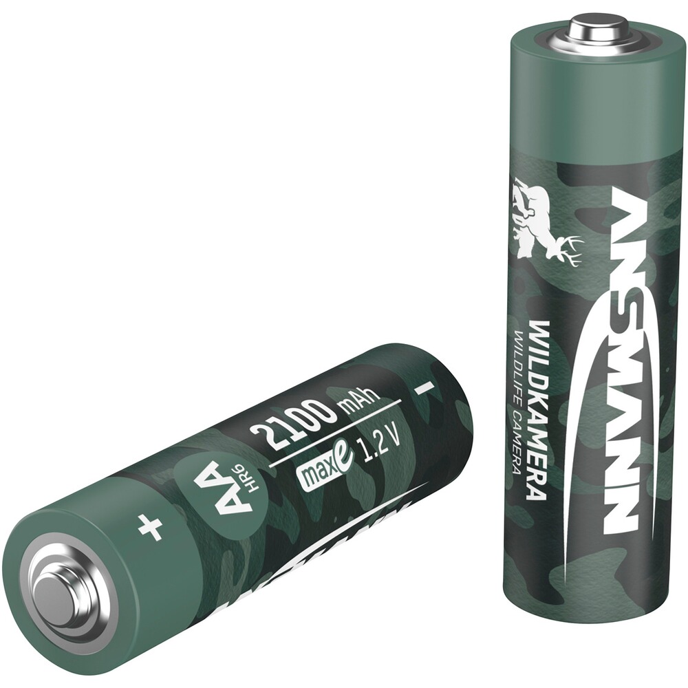 Akku NiMH 2100 - 4 Stück ideal für Wildkameras, Ansmann