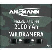 Akku NiMH 2100 - 4 Stück ideal für Wildkameras, Ansmann