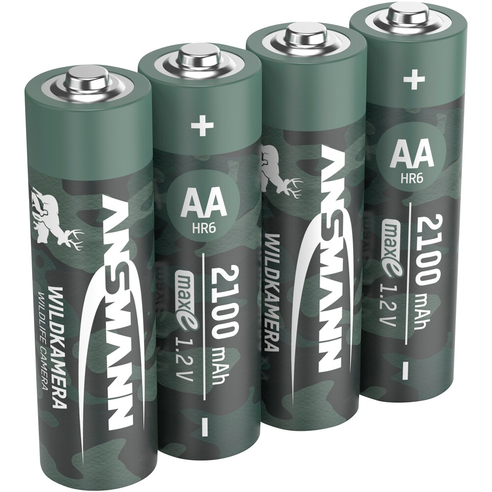 Akku NiMH 2100 - 4 Stück ideal für Wildkameras