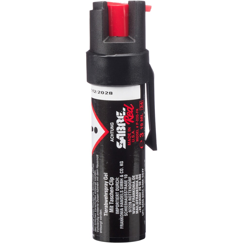 Abwehrspray Gel mit Clip
