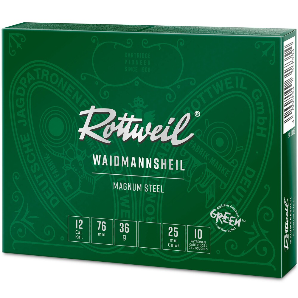12/76 Waidmannsheil Steel Magnum 3,0mm 36g, Rottweil