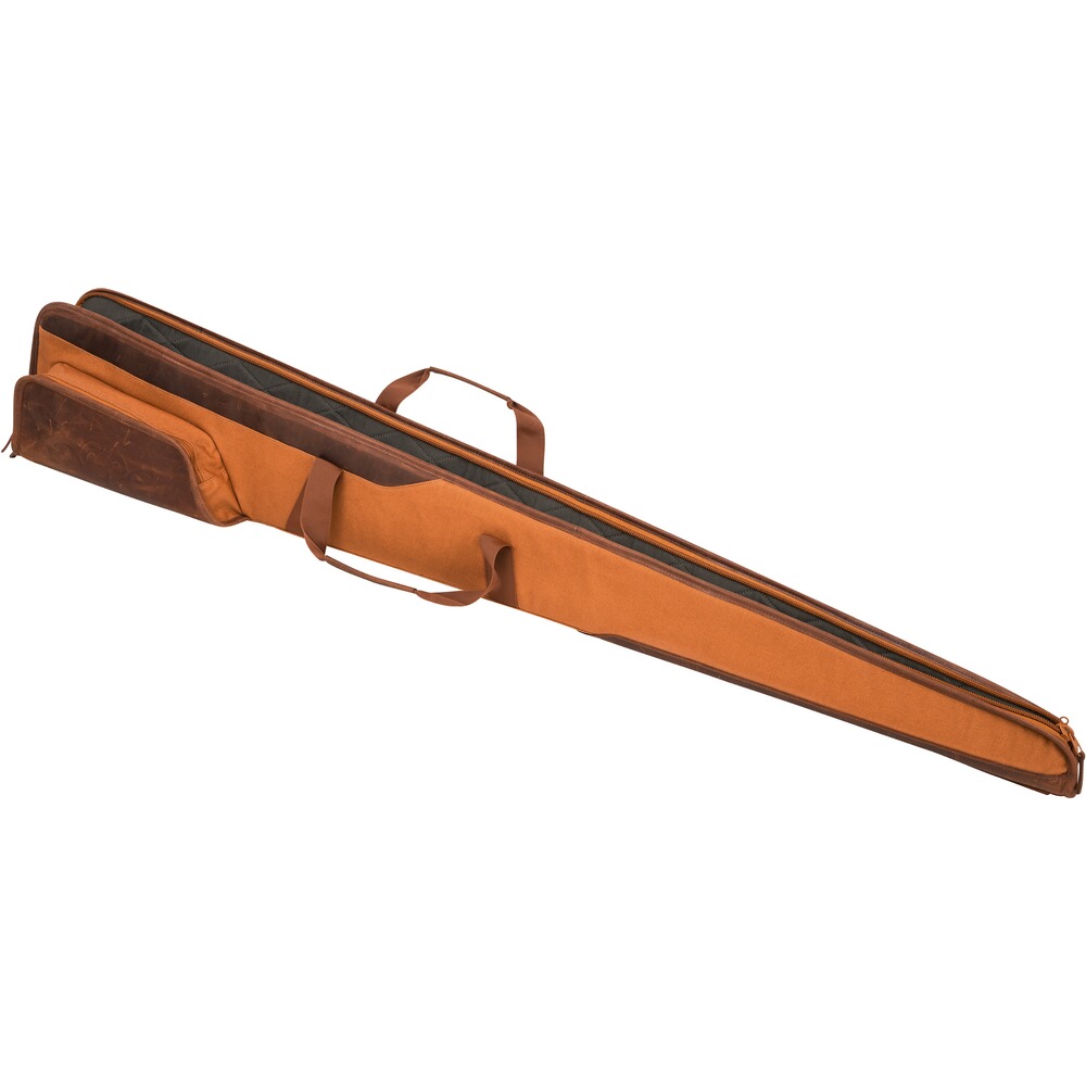 Flintenfutteral Canvas Leder, Blaser
