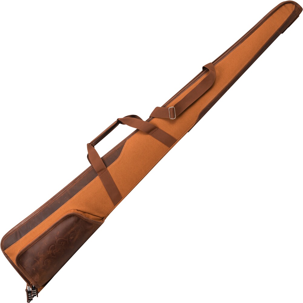Flintenfutteral Canvas Leder