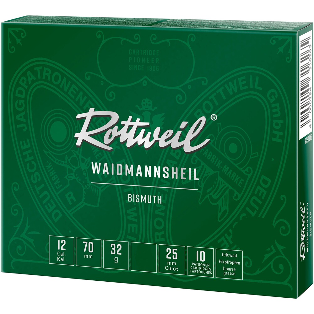 12/70 Waidmannsheil Bismuth 3,0mm 32g, Rottweil