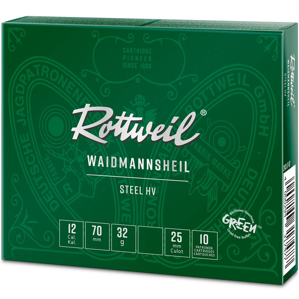 12/70 Waidmannsheil Steel HV 3,0mm 32g, Rottweil