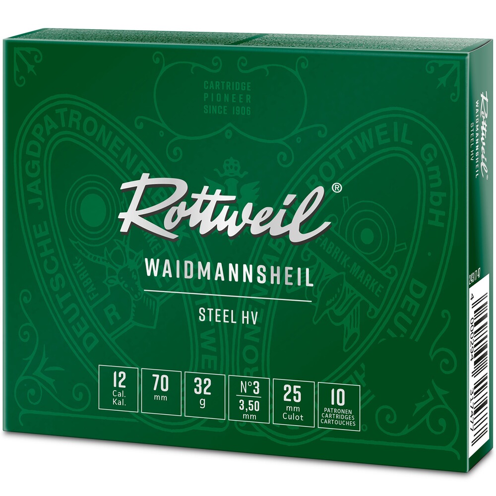 12/70 Waidmannsheil Steel HV 3,5mm 32g, Rottweil