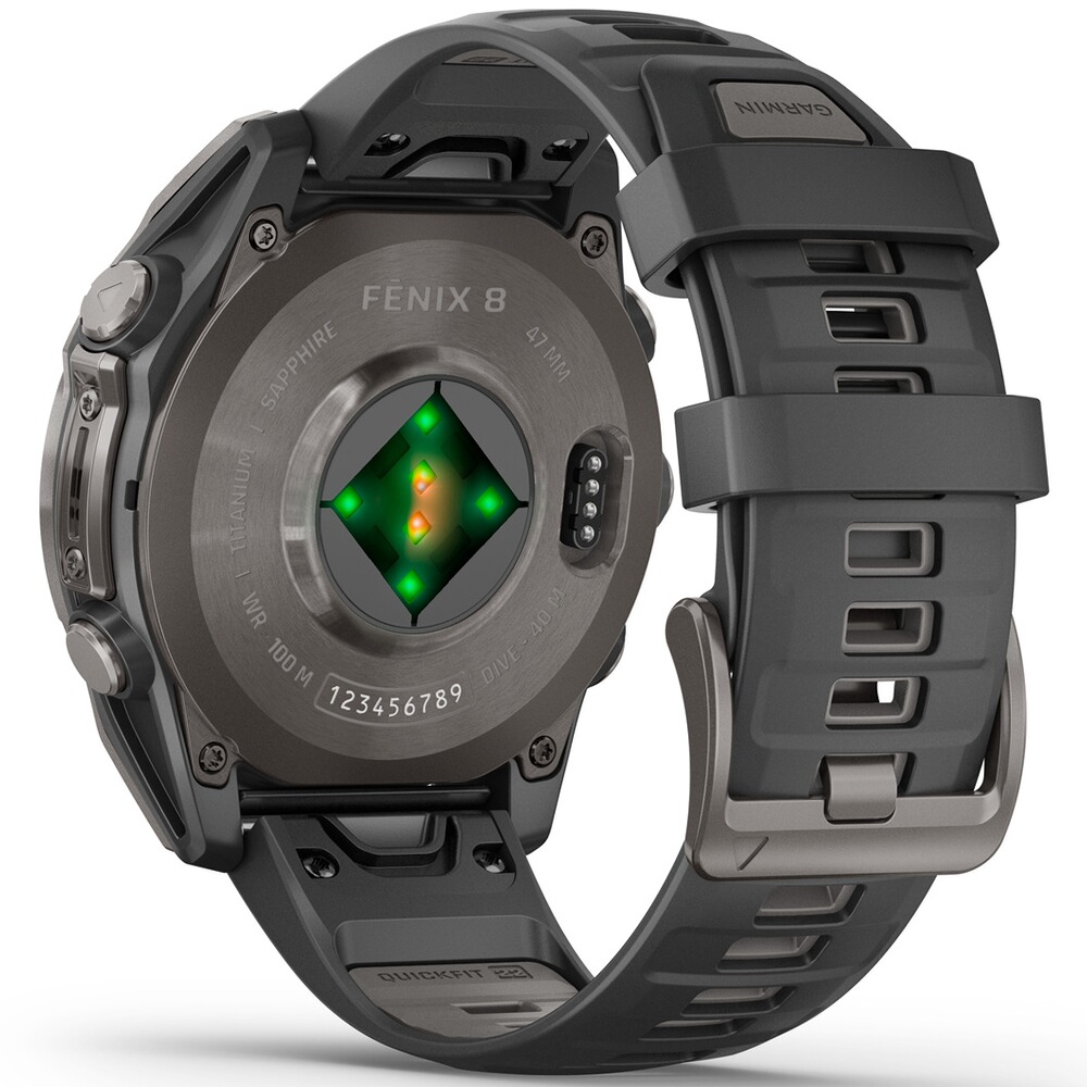 Armbanduhr Fenix 8 Sapphire – AMOLED 47 mm, GARMIN