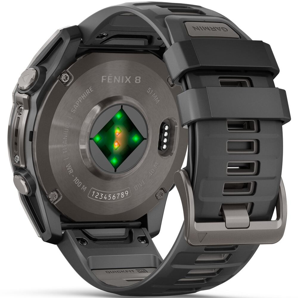 Armbanduhr Fenix 8 Sapphire – AMOLED 51 mm, GARMIN