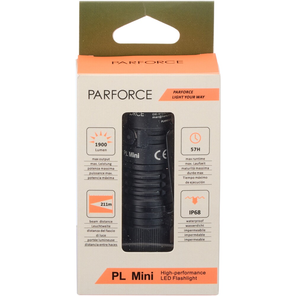 Taschenlampe PL Mini 1900 lm, Parforce