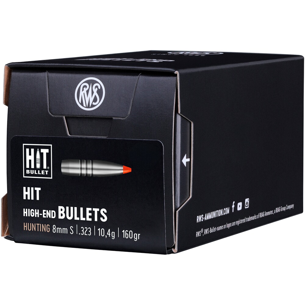 Geschosse .323 (8 mm S) 10,4g/160grs. HIT