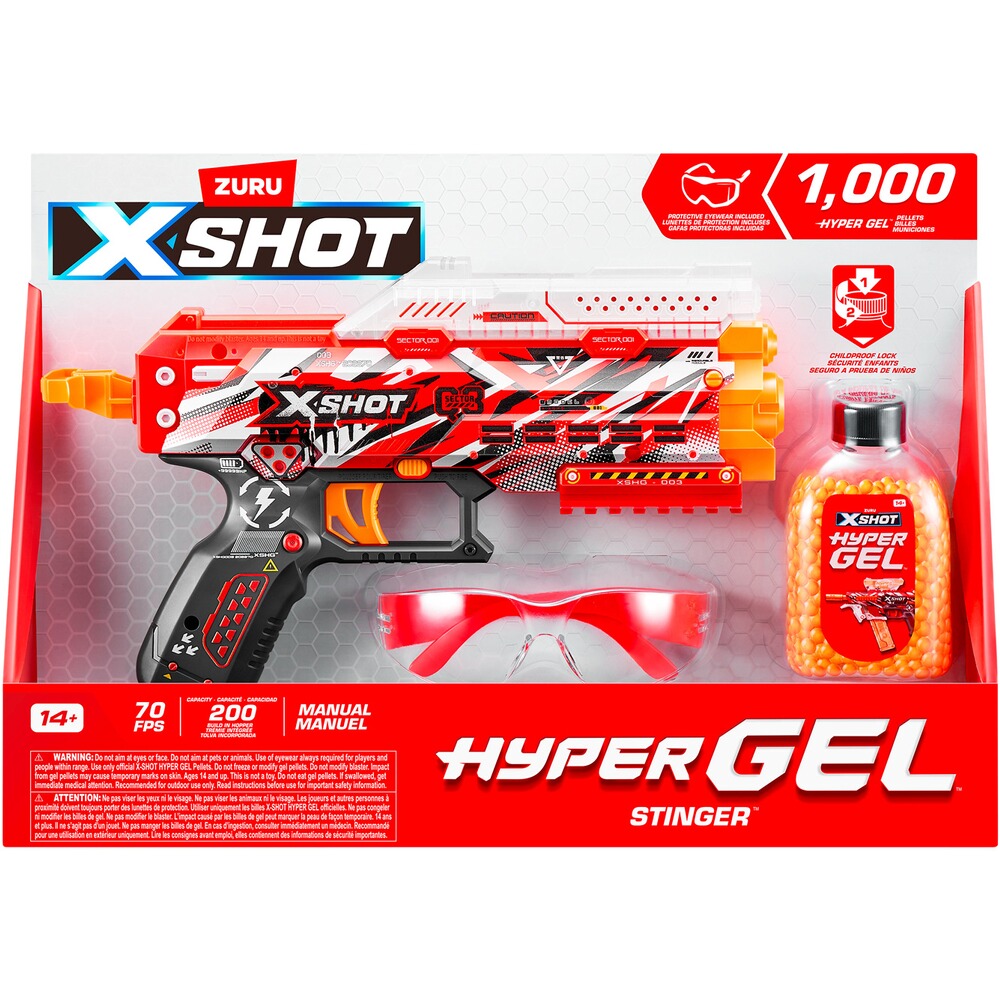 Gel Blaster Hyper-Gel Stinger, Zuru X-shot