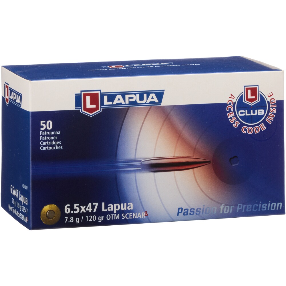 6,5x47 Lapua Scenar-L OTM 7,8g/120grs.