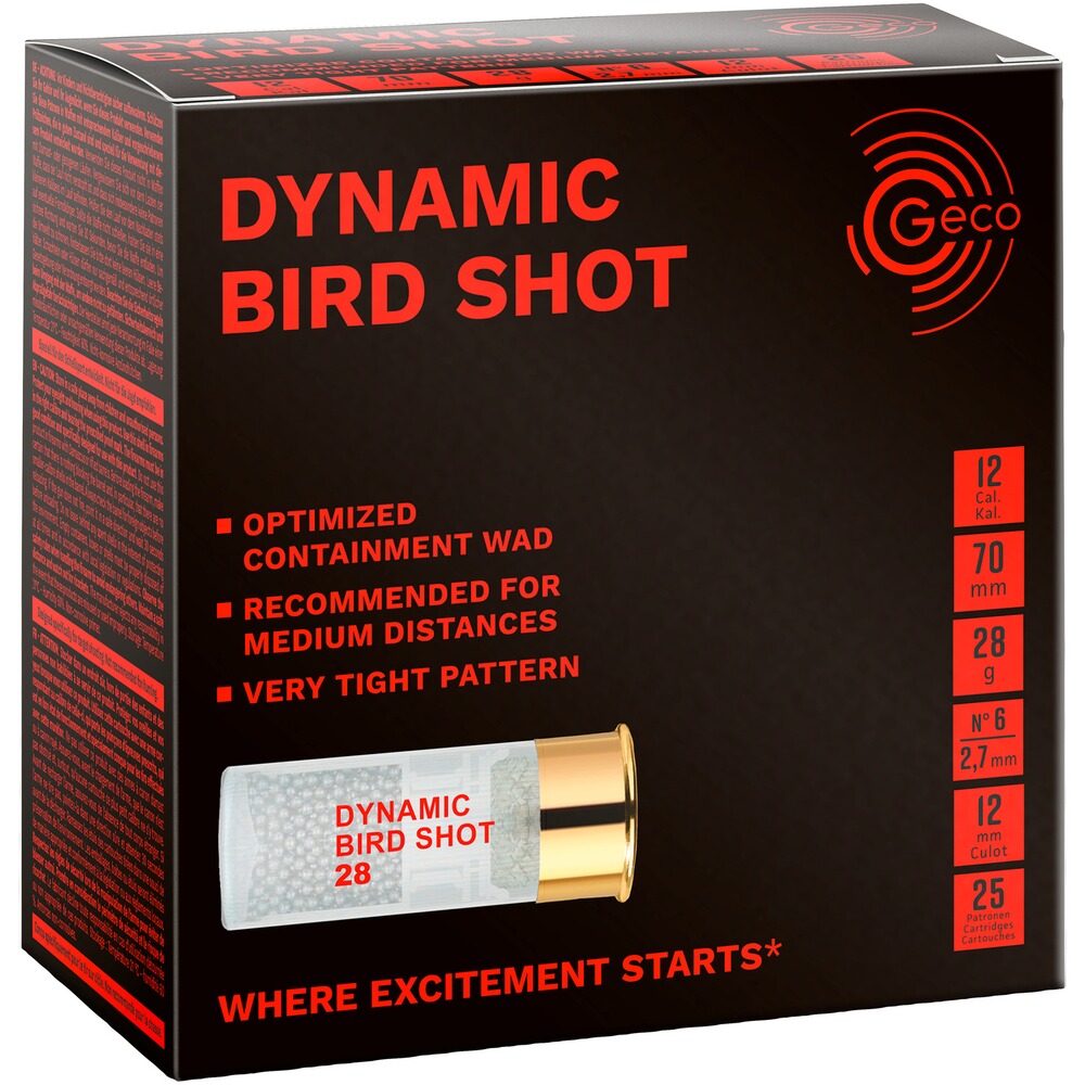 12/70 Dynamic Bird Shot 2,7 mm 28g