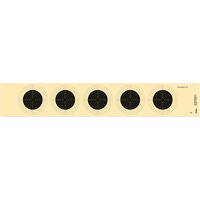 Bandes de cibles pour carabine à air comprimé 5 images – 1 000 pièces, Krüger Druck + Verlag