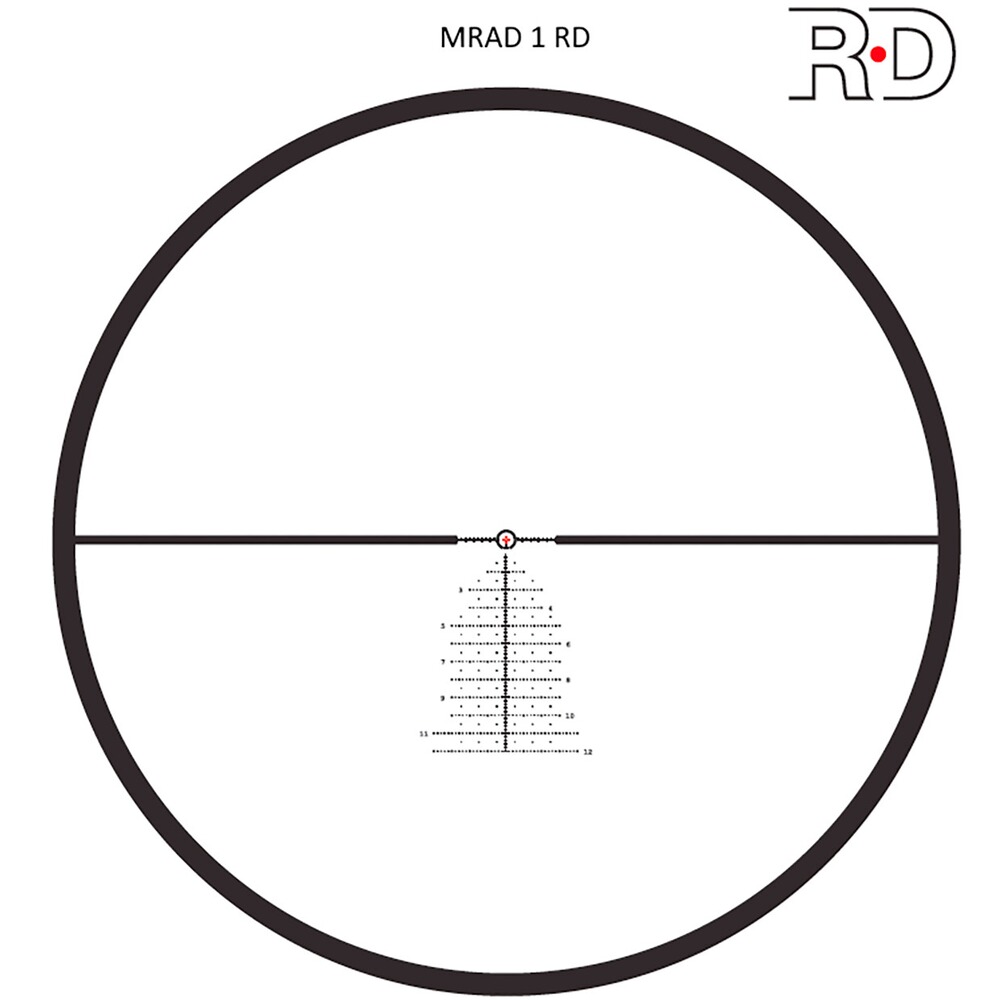Riflescope MeoPro R6 3-18x50 RD, Meopta