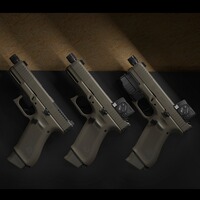 Pistole 45 MOS/FS/GL A-CUT™ Hunter Combo, Glock