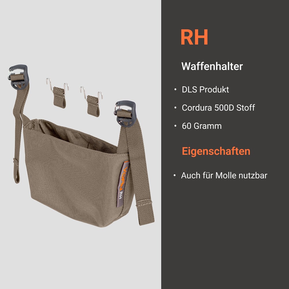 porte-arme RH, Vorn