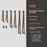 Gatekeeper Riemen mit Schnalle GS6, Vorn
