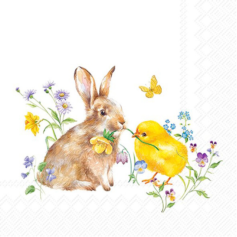 Servietten Bunny and Chick