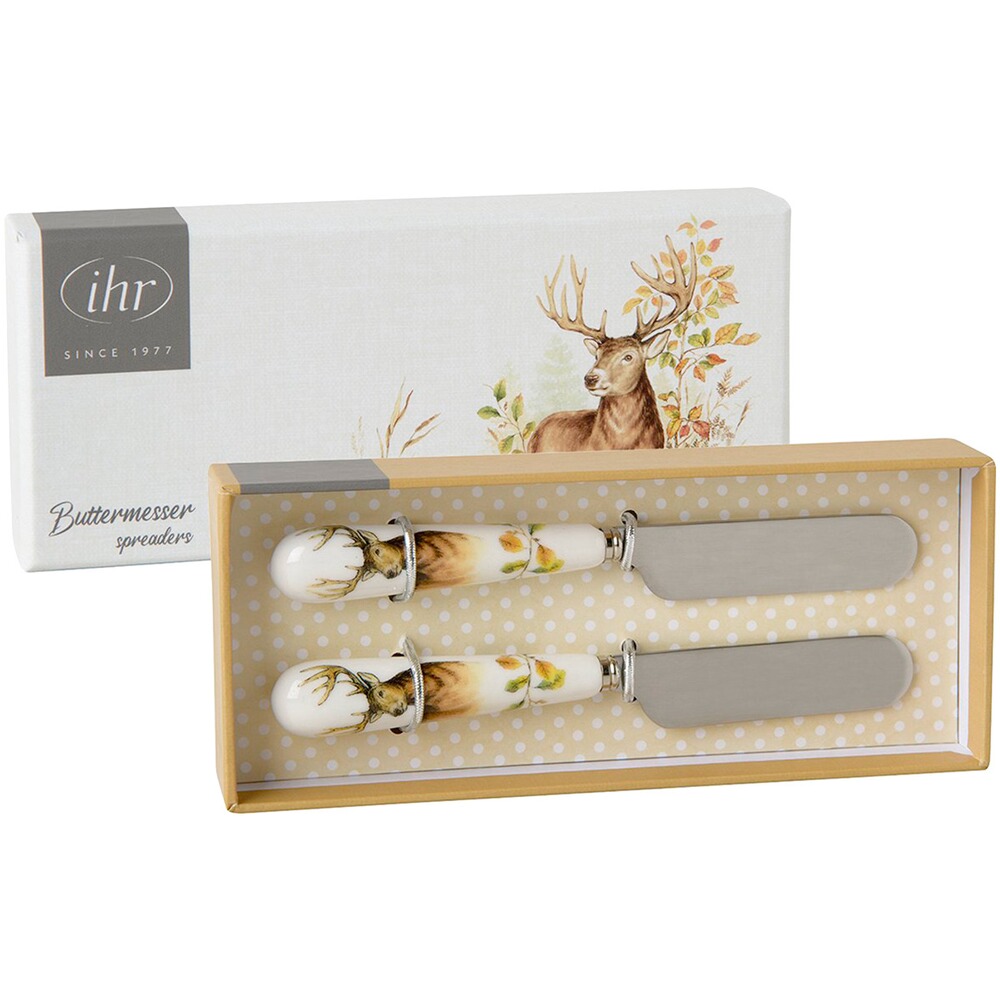 Buttermesser mit Tiermotiv – 2 Stück
