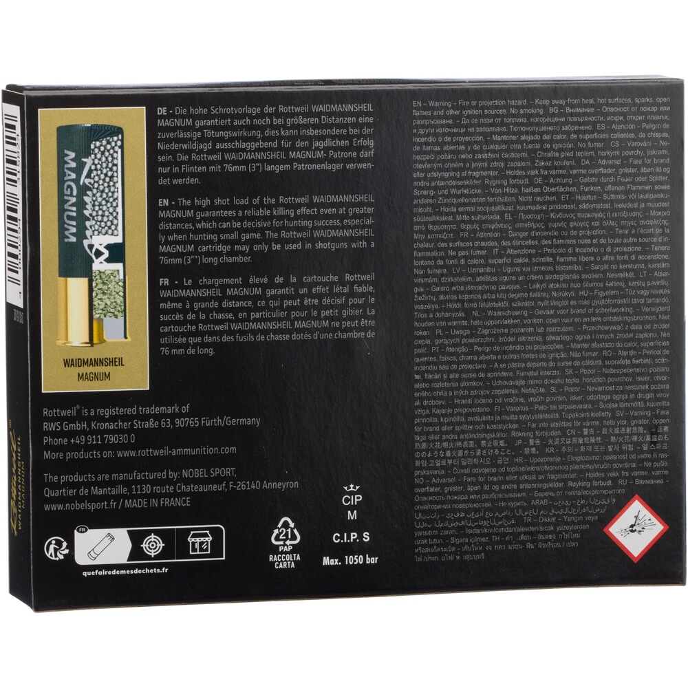 12/76 Magnum 3,5mm 52g, Rottweil
