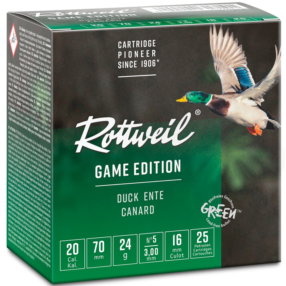 20/70 Steel Game Ente 3mm 24g, Rottweil