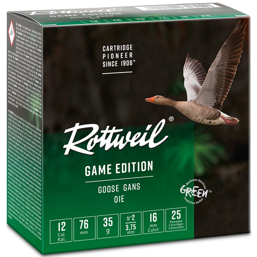 12/76 Steel Game Edition Gans 3,75mm 35g, Rottweil