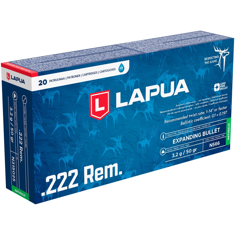 .222 Rem. Naturalis 3,2g/50grs.