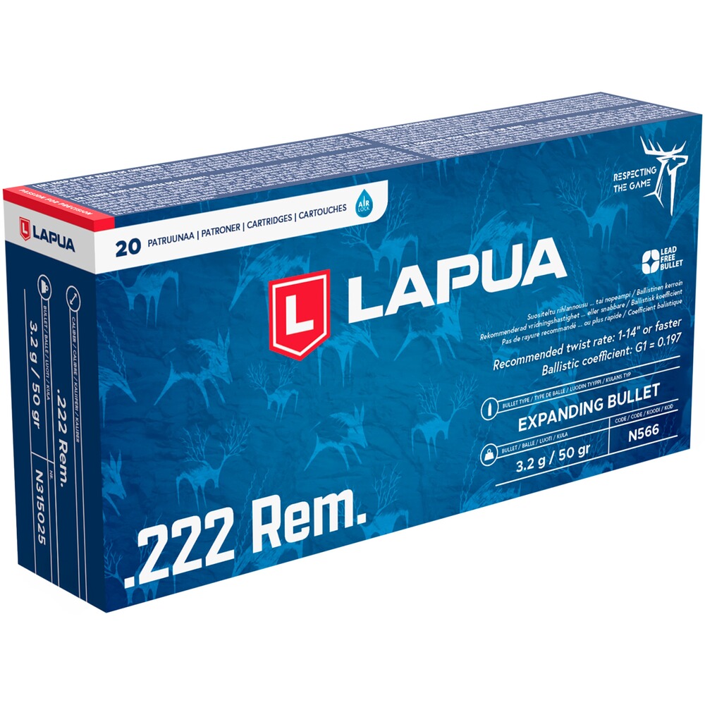 .222 Rem. Naturalis 3,2g/50grs.
