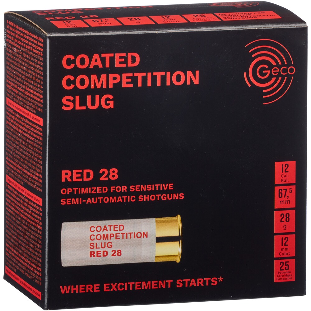 12/67,5 Coated Competition Slug Red 28g
