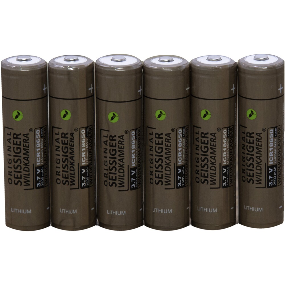 Batterie lithium-ion Seissiger 18650 6 pièces., Seissiger