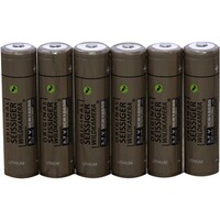 Batterie lithium-ion Seissiger 18650 6 pièces., Seissiger