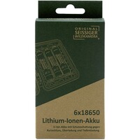 Batterie lithium-ion Seissiger 18650 6 pièces., Seissiger
