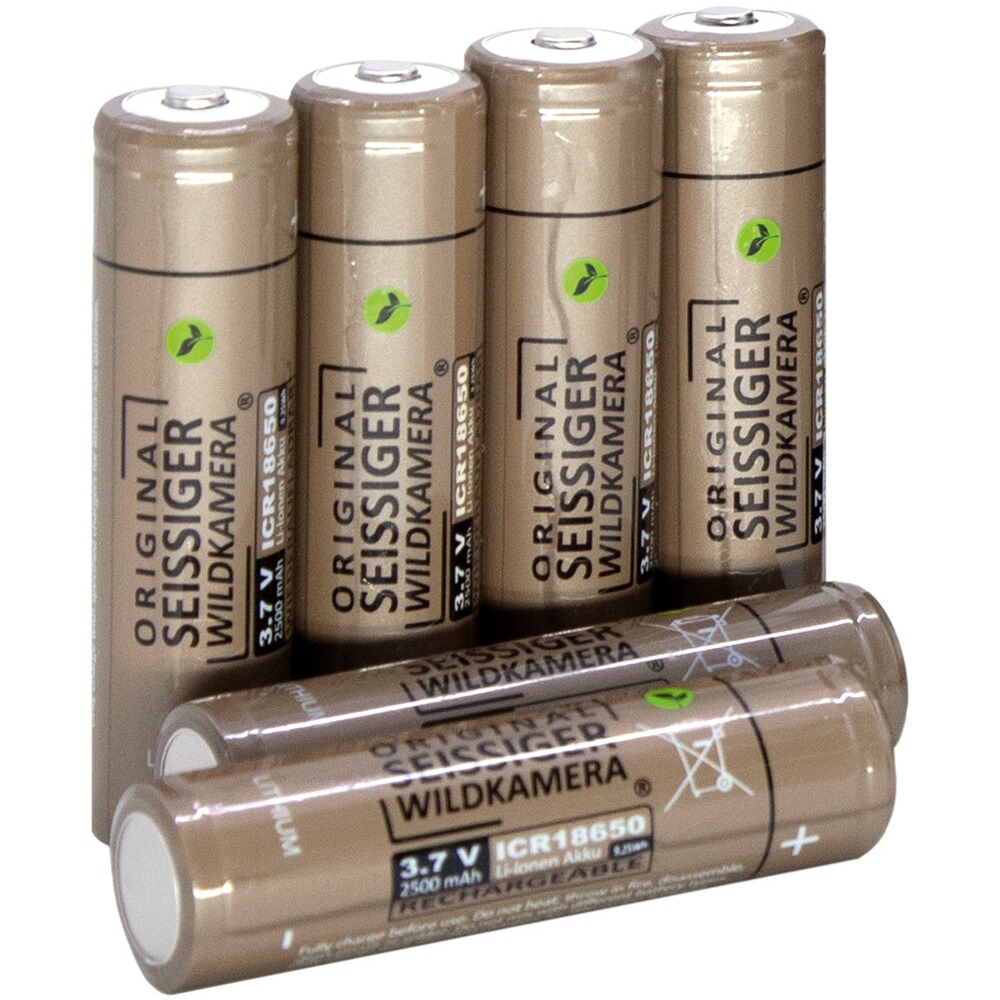 Lithium-Ionen-Akku 18650 – 6 Stück