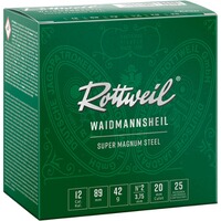 12/89 Waidmannsheil Super Magnum Steel 3,75mm 42g, Rottweil
