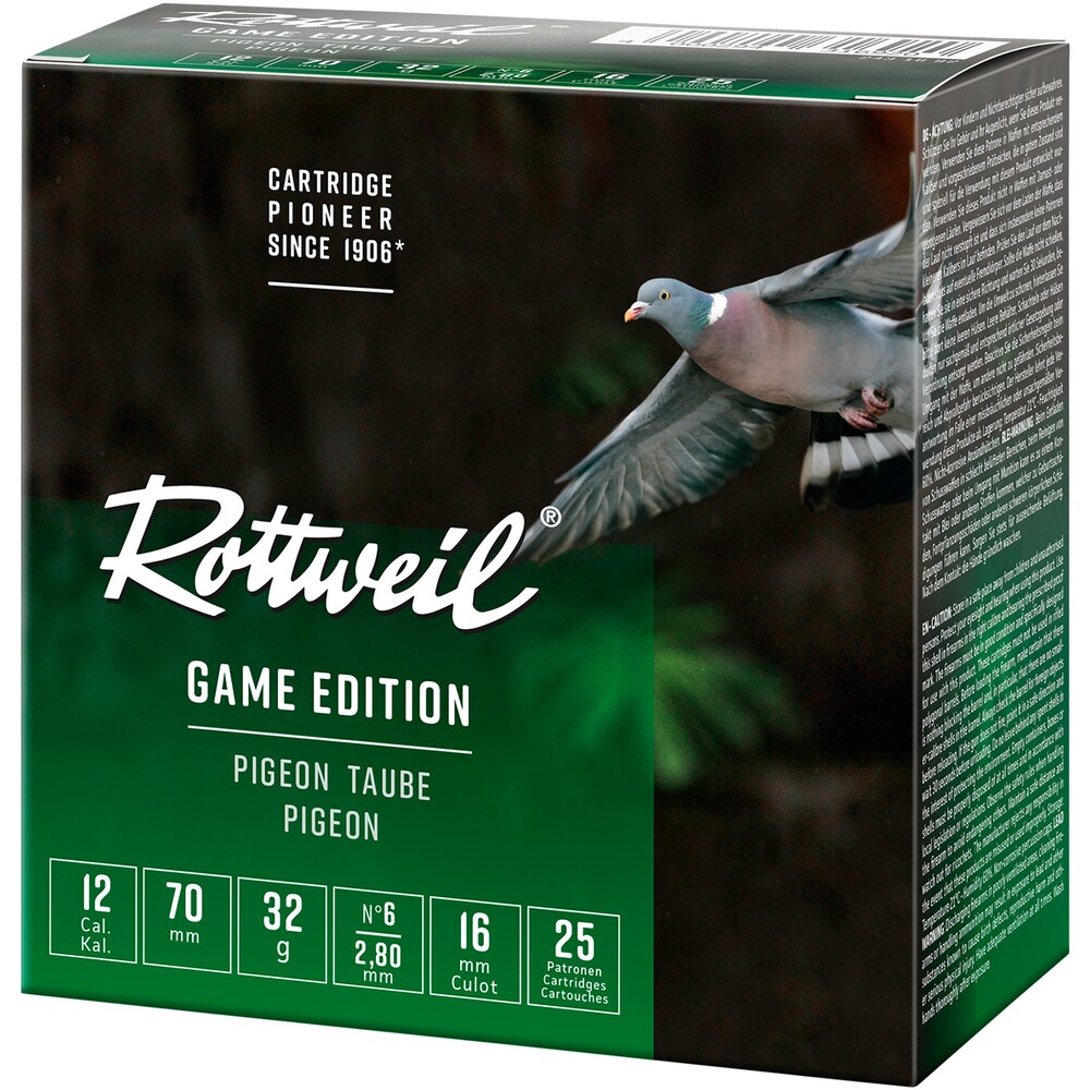 12/70 Game Edition Taube 2,8mm 32g, Rottweil