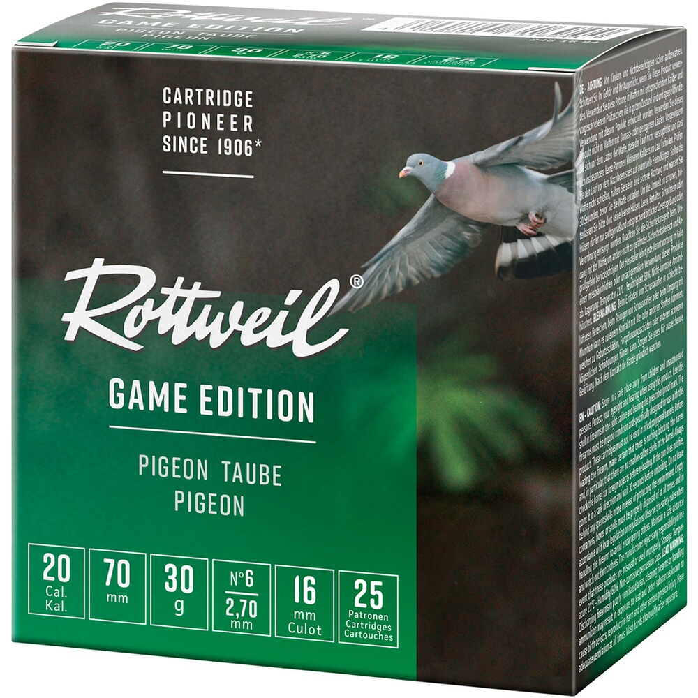 20/70 Game Edition Taube 2,7mm 30g, Rottweil