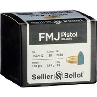 Geschosse .357 Vlm Flachkopf 10,2g/158grs., Sellier & Bellot