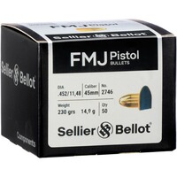 Geschosse .452 (.45) Vlm 14,9g/230grs., Sellier & Bellot