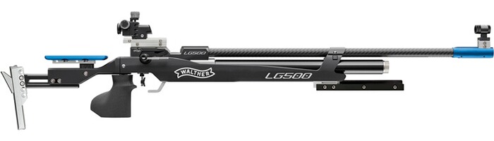 Matchluftgewehr 500 Competition mit Auflage, Walther