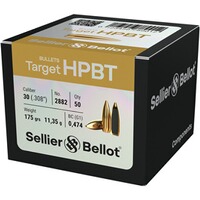 S+B Total .308 175grs. HPBT 50 pièces., Sellier & Bellot