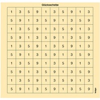 Glücksscheibe "Zahlenfelder" LG/LP/KK – 250 Stück, Krüger Druck + Verlag