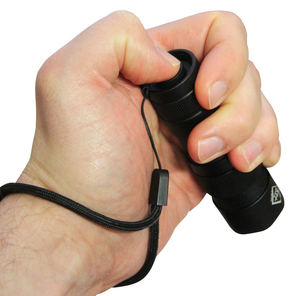 Taschenlampe 2in1 "Pro Alarm", KH-Security